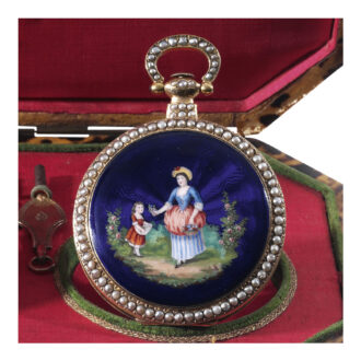 Swiss pair of lever watches for the Chinese market Circa 1835
