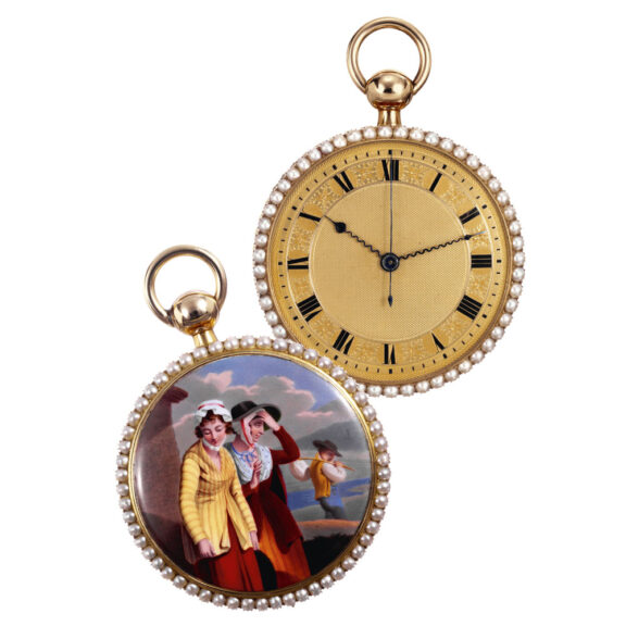 Swiss gold cylinder watches for the Chinese market Circa 1830 Swiss gold cylinder watches for the Chinese market Circa 1830