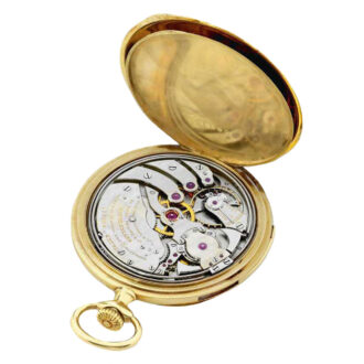 Swiss 18k gold lever minute repeating dress watch Circa 1911
