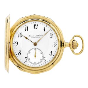 Swiss 14k gold hunting-cased keyless lever watch Circa 1920Swiss 14k gold hunting-cased keyless lever watch Circa 1920
