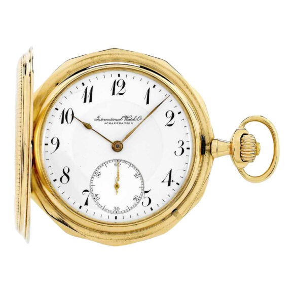 Swiss 14k gold hunting-cased keyless lever watch Circa 1920Swiss 14k gold hunting-cased keyless lever watch Circa 1920