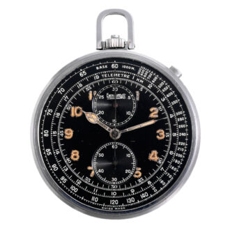 Swiss chronograph with telemeter and tachometer Circa 1935