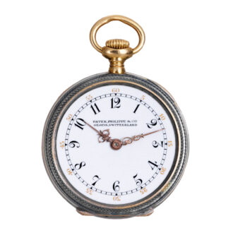 Decorated Swiss keyless lever pendant watch Circa 1890