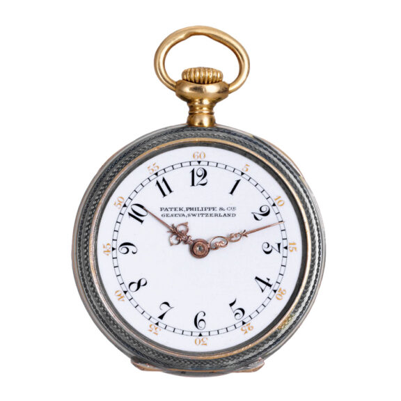 Decorated Swiss keyless lever pendant watch Circa 1890