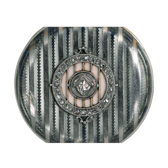 Decorated Swiss keyless lever pendant watch Circa 1890 Decorated Swiss keyless lever pendant watch Circa 1890