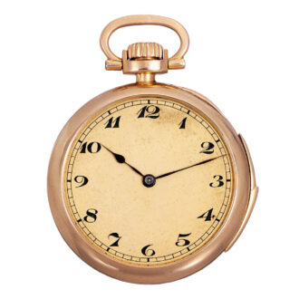 Danish 14k gold five-minute repeating lever watch Circa 1915