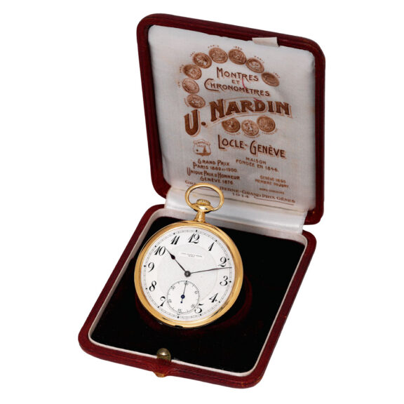 Swiss gold open-faced keyless lever dress watch Circa 1920 Swiss gold open-faced keyless lever dress watch Circa 1920