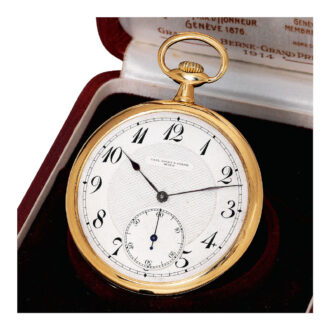 Swiss gold open-faced keyless lever dress watch Circa 1920