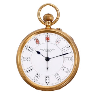 English 18k gold center-seconds lever watch Circa 1900-1901