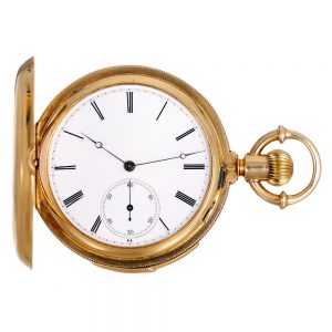 Swiss gold repeating lever for the American market Circa 1890
