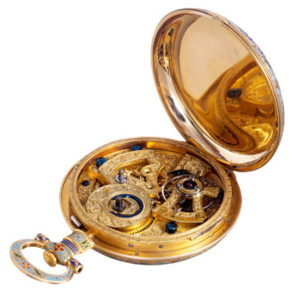 Swiss Jacot duplex watch for the Chinese market Circa 1835