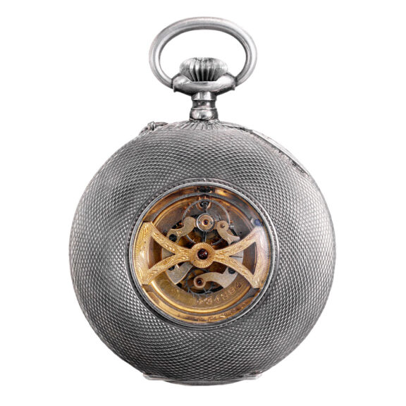 Swiss centre seconds one-minute tourbillon lever Circa 1906
