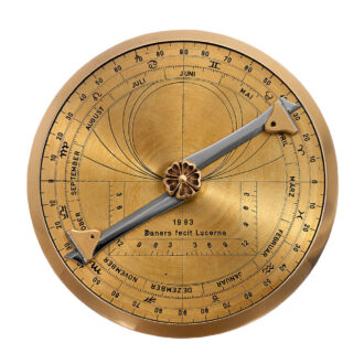 Rare Swiss gold double-sided astronomical lever Circa 1983