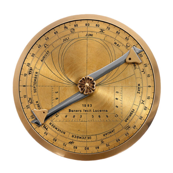 Rare Swiss gold double-sided astronomical lever Circa 1983 Rare Swiss gold double-sided astronomical lever Circa 1983