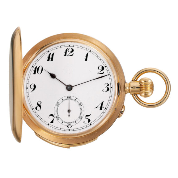 Swiss gold repeating lever for the English market Circa 1920
