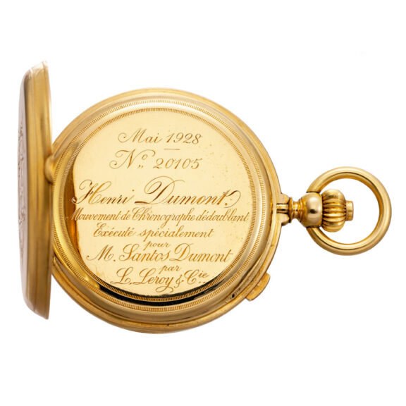 Historically important French 18k gold chronograph Circa 1928 Historically important French 18k gold chronograph Circa 1928