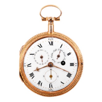 French dual date calendar verge with chatelaine Circa 1780