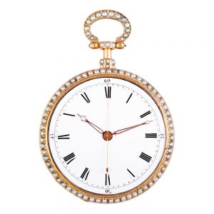 Swiss musical watch made for the Chinese market Circa 1820