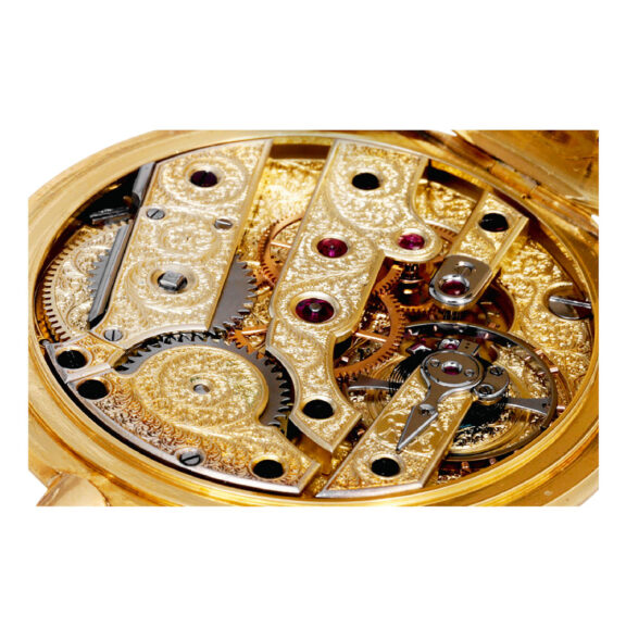 Exceptional Swiss gold keyless lever dress watch Circa 1923 Exceptional Swiss gold keyless lever dress watch Circa 1923