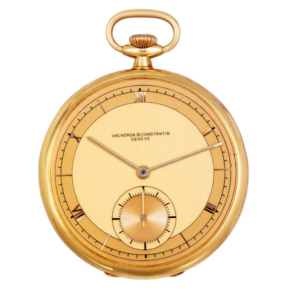Swiss gold open faced keyless lever dress watch Circa 1927