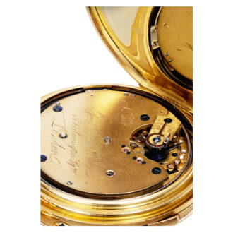 English repeating grande and petite sonnerie lever Circa 1890
