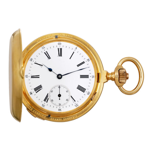 Swiss repeating grande and petite sonnerie lever Circa 1890