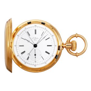 Swiss chronograph with quarter-second diablotine Circa 1870