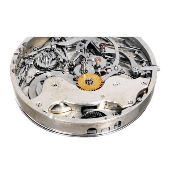 Swiss rose gold keyless chronometer clock watch Circa 1870 Swiss rose gold keyless chronometer clock watch Circa 1870