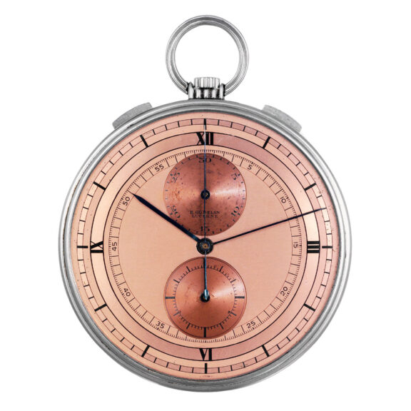 Fine Swiss Staybrite stainless steel chronograph Circa 1940
