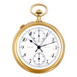 Swiss 18K gold split-seconds lever chronograph Circa 1906
