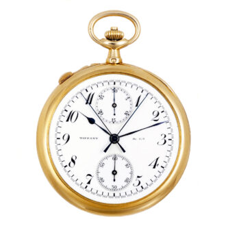 Swiss 18K gold split-seconds lever chronograph Circa 1906