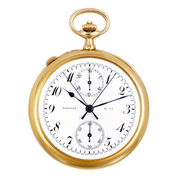 Swiss 18K gold split-seconds lever chronograph Circa 1906