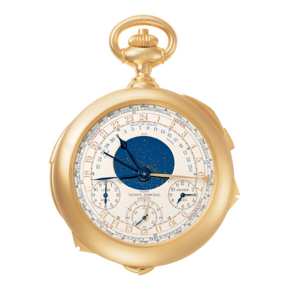 Spectacular Swiss gold complicated lever watch Circa 1989 Spectacular Swiss gold complicated lever watch Circa 1989