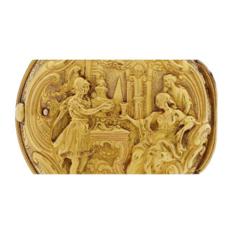 Fine English 22K gold repoussé verge watch Circa 1814
