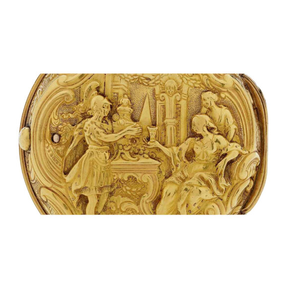 Fine English 22K gold repoussé verge watch Circa 1814 Fine English 22K gold repoussé verge watch Circa 1814
