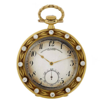 Swiss gold lever watch with portrait of Napoleon Circa 1910