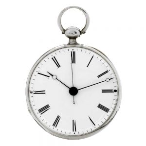 Swiss independent centre seconds cylinder watch Circa 1853