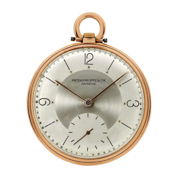 Elegant Swiss 18K rose gold lever dress watch Circa 1945