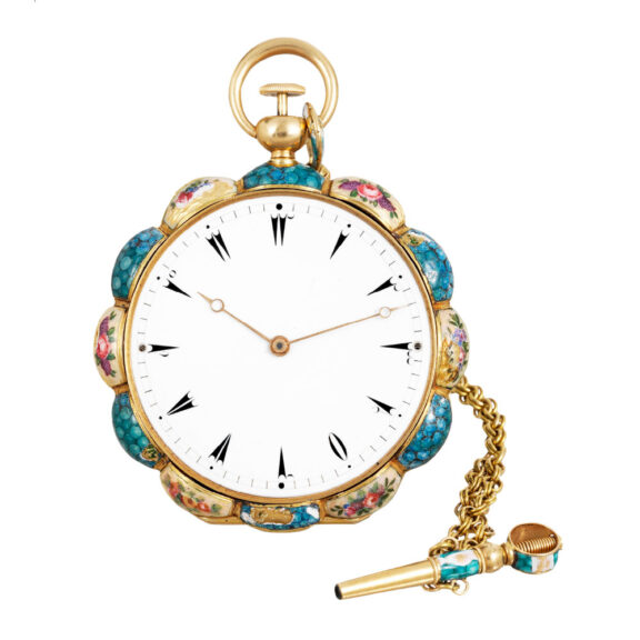 Swiss cylinder watch made for the Islamic market Circa 1830 Swiss cylinder watch made for the Islamic market Circa 1830