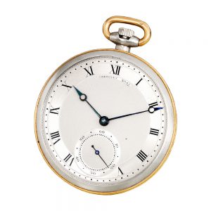 Swiss two-colour gold chronometer with Breguet fob Circa 1946