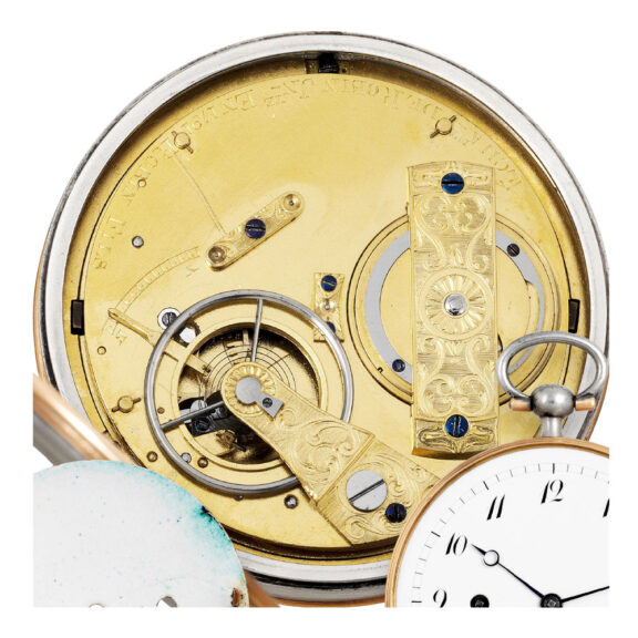 French silver and gold detent lever pocket watch Circa 1791 French silver and gold detent lever pocket watch Circa 1791French silver and gold detent lever pocket watch Circa 1791
