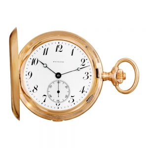 Swiss gold repeating carillon grande sonnerie lever Circa 1910