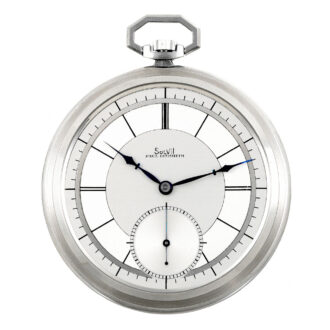 Elegant Swiss stainless steel lever dress watch Circa 1935