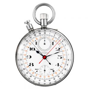 Large Swiss chromed split-seconds chronograph Circa 1955