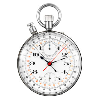 Large Swiss chromed split-seconds chronograph Circa 1955