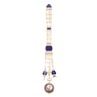French gold watch with chatelaine, key and seal Circa 1790