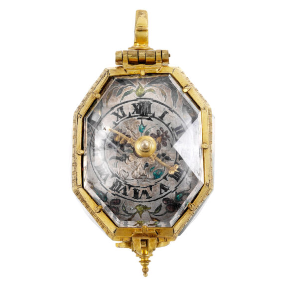 Small German rock crystal single handed verge Circa 1600 Small German rock crystal single handed verge Circa 1600