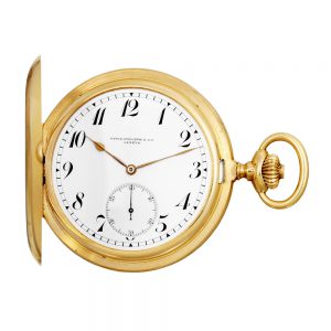 Swiss gold hunting cased Extra lever pocket watch Circa 1911