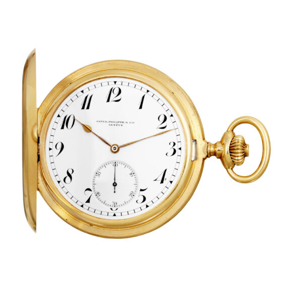 Swiss gold hunting cased Extra lever pocket watch Circa 1911
