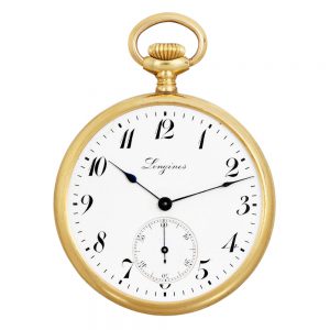 Fine Swiss gold open faced keyless lever watch Circa 1910